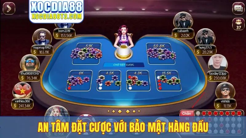 An tâm đặt cược với bảo mật hàng đầu