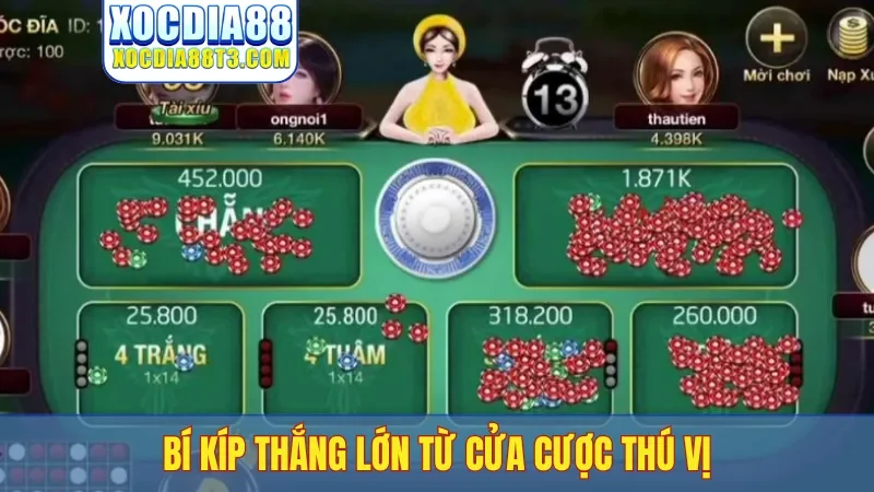 Bí kíp thắng lớn từ cửa cược thú vị