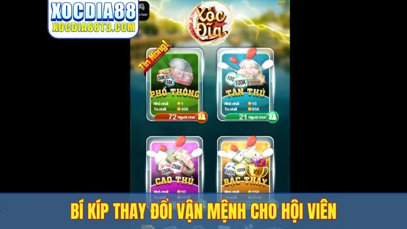 Bí kíp thay đổi vận mệnh cho hội viên