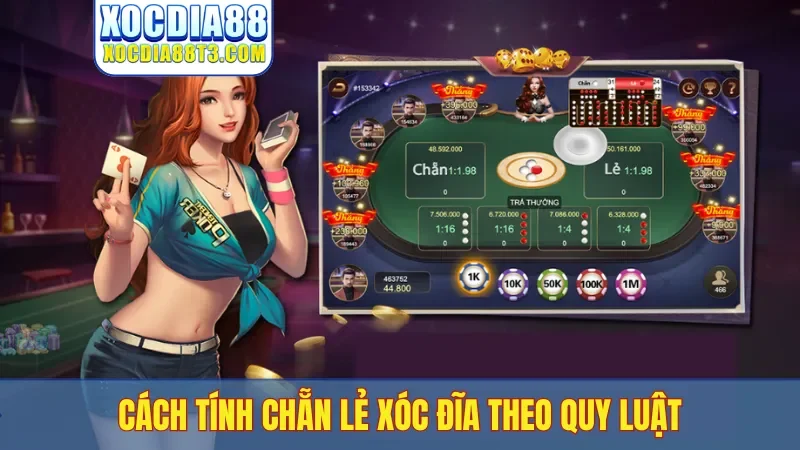 Cách tính chẵn lẻ xóc đĩa theo quy luật