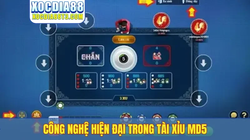 Công nghệ hiện đại trong tài xỉu MD5
