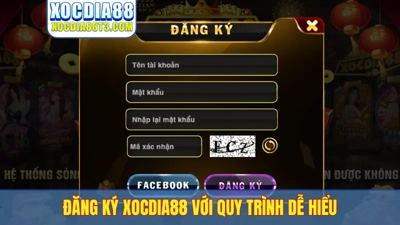 Đăng ký Xocdia88 với quy trình dễ hiểu