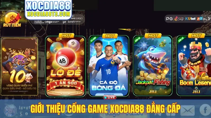 Giới thiệu cổng game Xocdia88 đẳng cấp