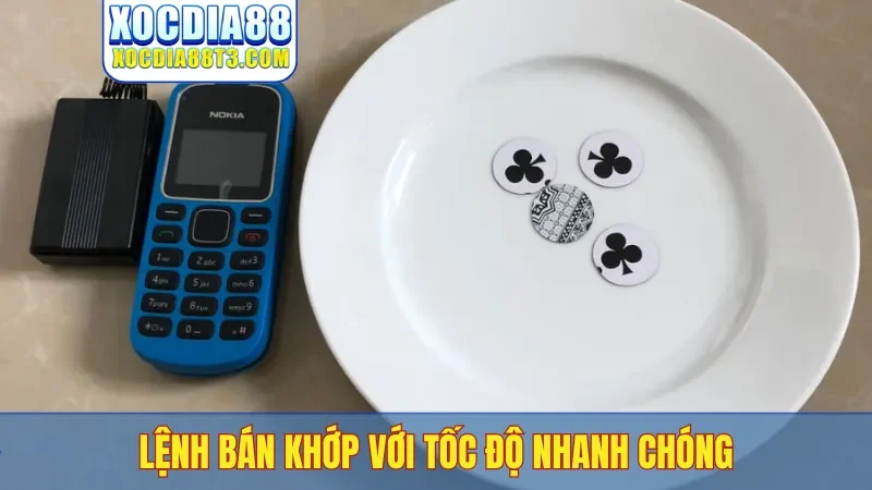 Lệnh bán khớp với tốc độ nhanh chóng