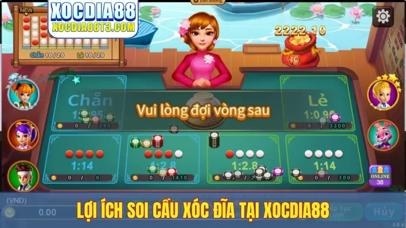 Lợi ích soi cầu xóc đĩa tại Xocdia88