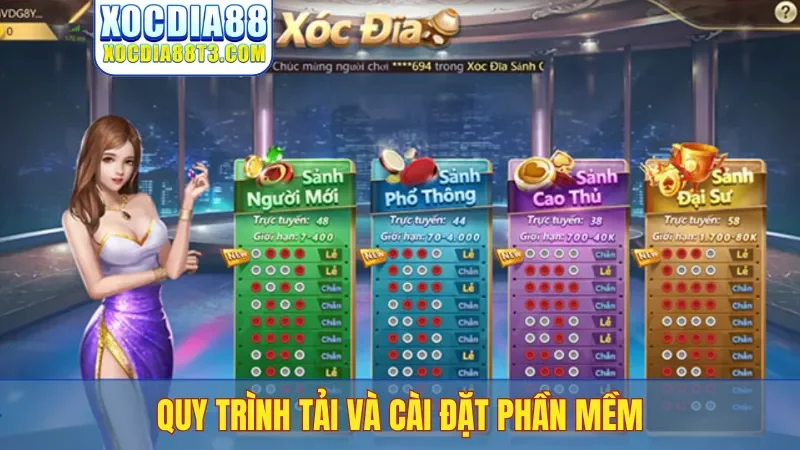 Quy trình tải và cài đặt phần mềm