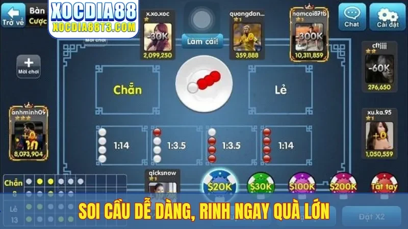 Soi cầu dễ dàng, rinh ngay quà lớn