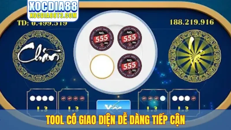 Tool có giao diện dễ dàng tiếp cận