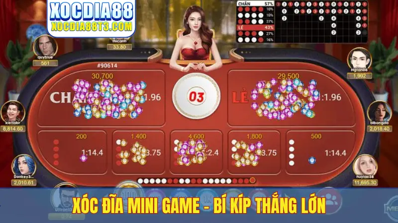 Xóc đĩa mini game